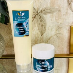 BRIGHTENING HAND LOTION AND DARK KNUCKLE CREAM