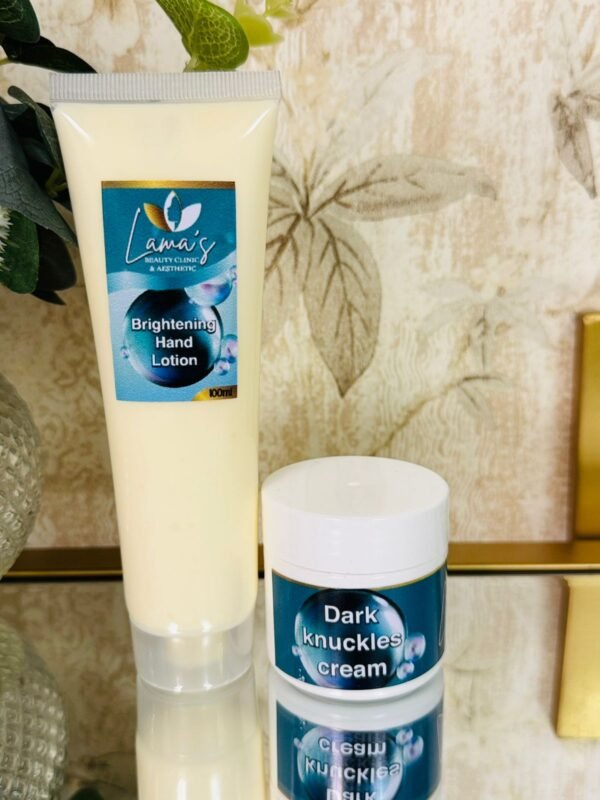 BRIGHTENING HAND LOTION AND DARK KNUCKLE CREAM