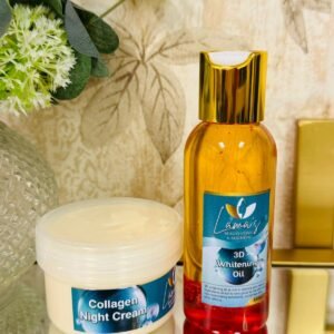 COLLAGEN NIGHT AND 3D WHITENING OIL