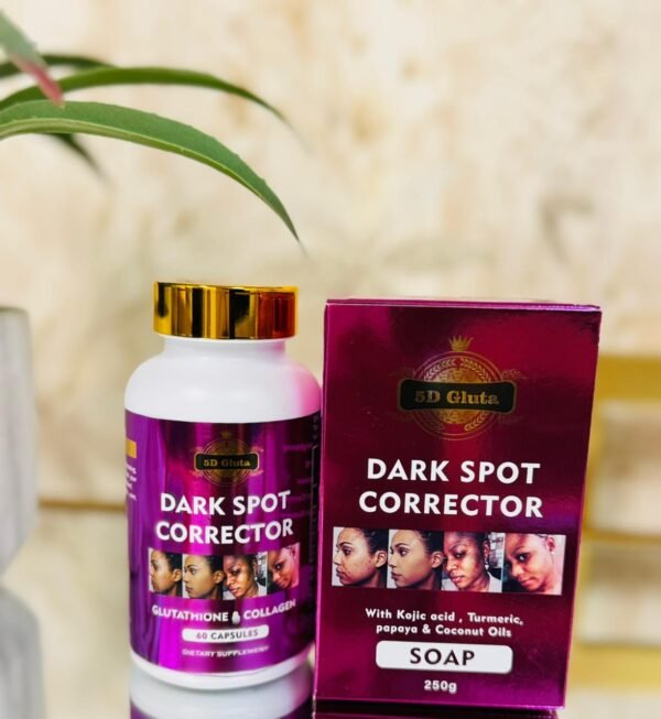 DARK SPOT CORRECTOR CAPSULES AND SOAP